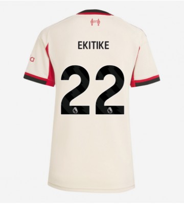 Liverpool Hugo Ekitike #22 Replik Auswärtstrikot Damen 2025-26 Kurzarm